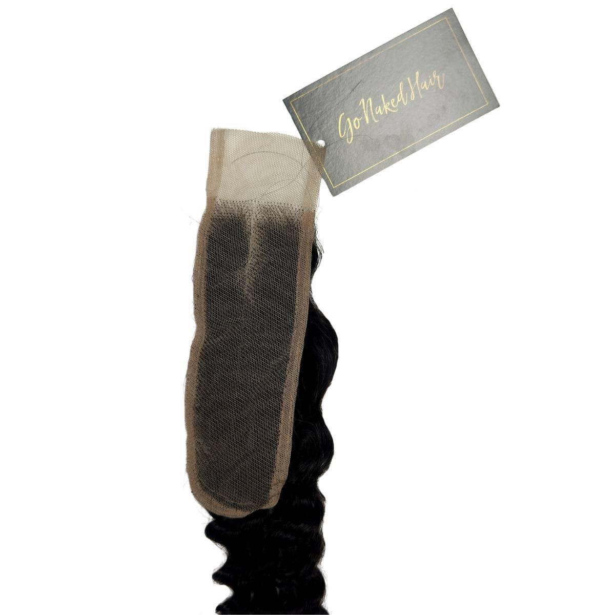 transparent curly closure 2x6