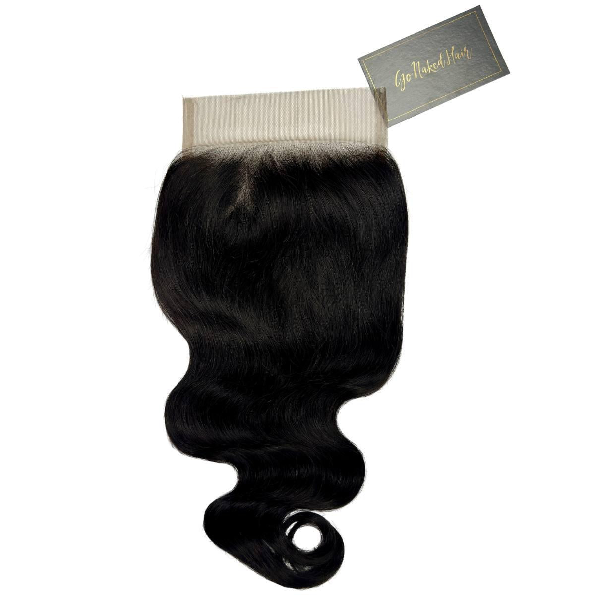 5X5 TRANSPARENT BODY WAVE LACE CLOSURE