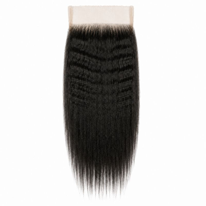 Kinky Straight 6x6 HD Lace Human Hair Closure