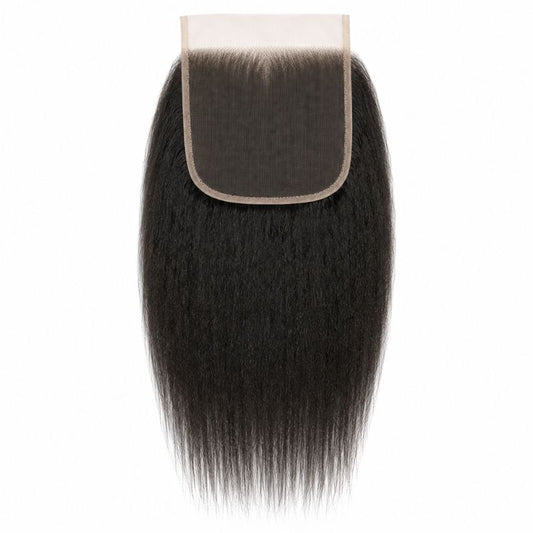 Kinky straight 7x7 HD Lace Human Hair Closure