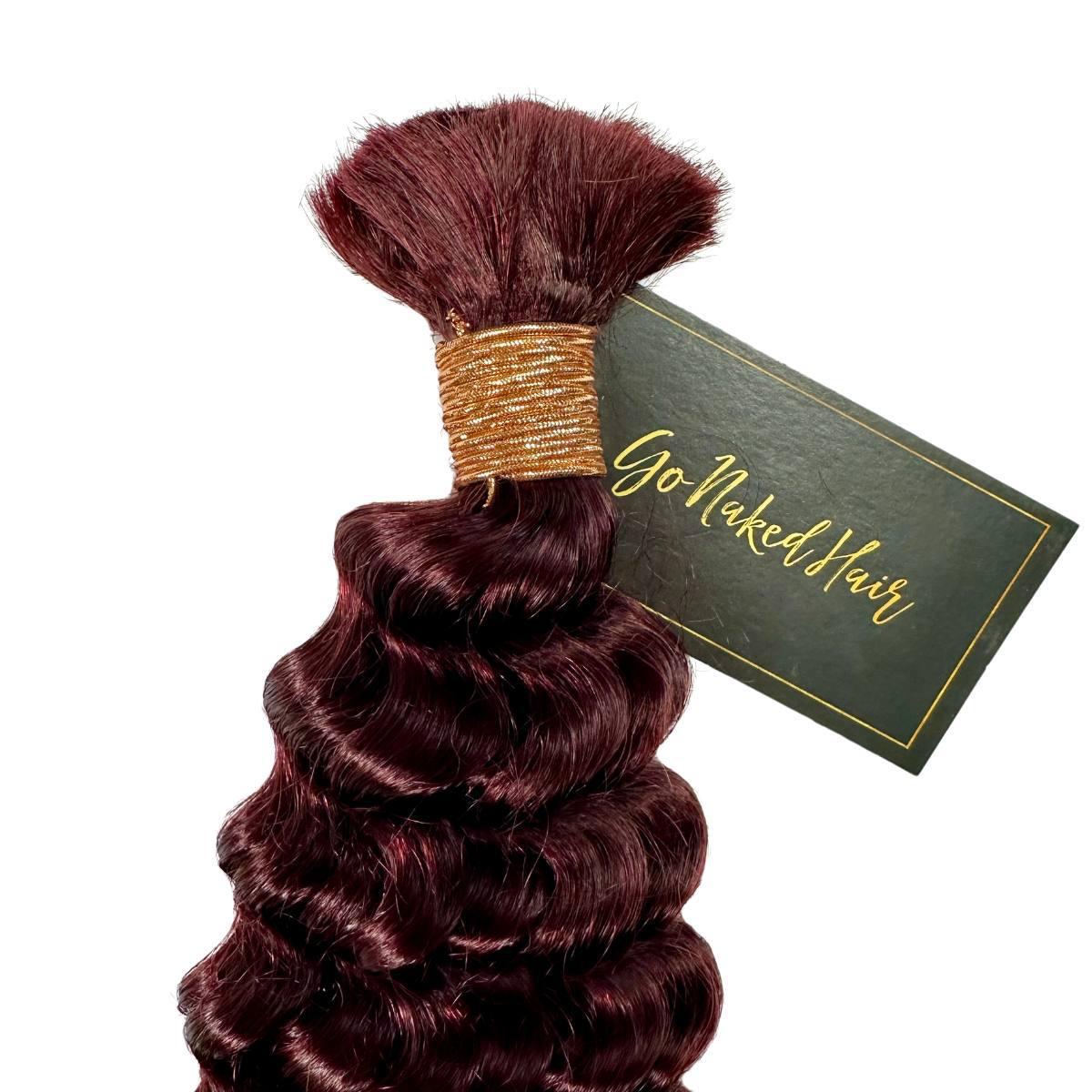 BURGUNDY DEEP WAVE BULK