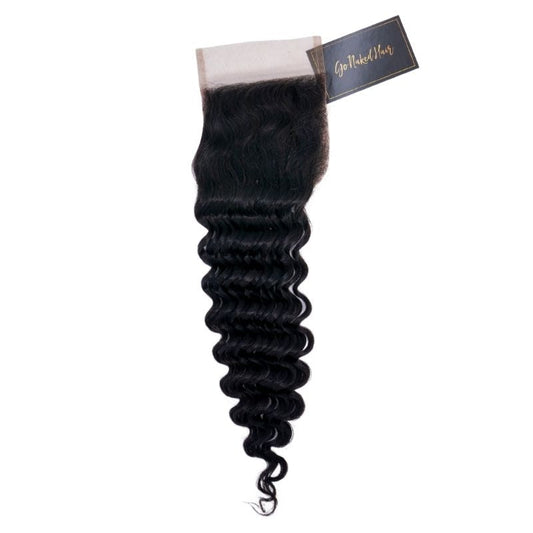 Curly 4x4 Transparent Closure