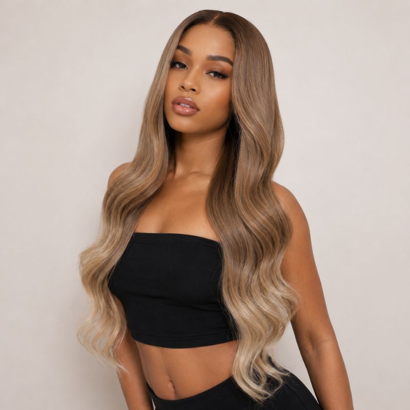 Mariah Ombré Glueless HD Lace Raw Hair Wig