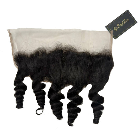 Raw Exclusive Goddess Wave 13x4 Swiss Lace Hair Frontal