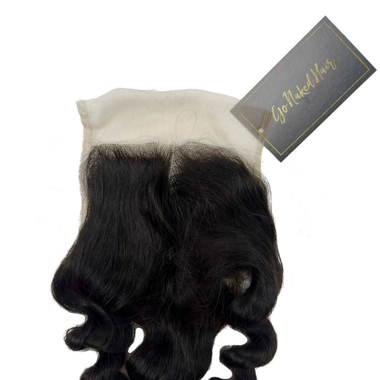 Raw Exclusive Goddess Wave 5x5 Swiss Lace Human Hair Closure