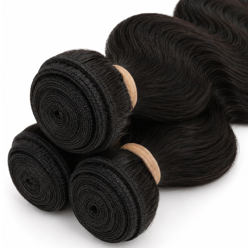 Raw Body Wave Bye Bye Waves Human Hair Bundle Deals