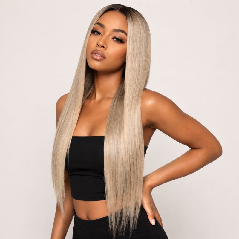 Reina Ombré Glueless HD Lace Raw Hair Wig