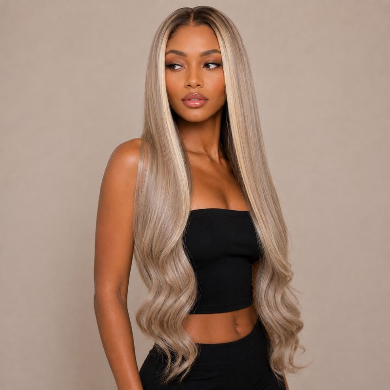 Alana Balayage Glueless HD Lace Raw Hair Wig