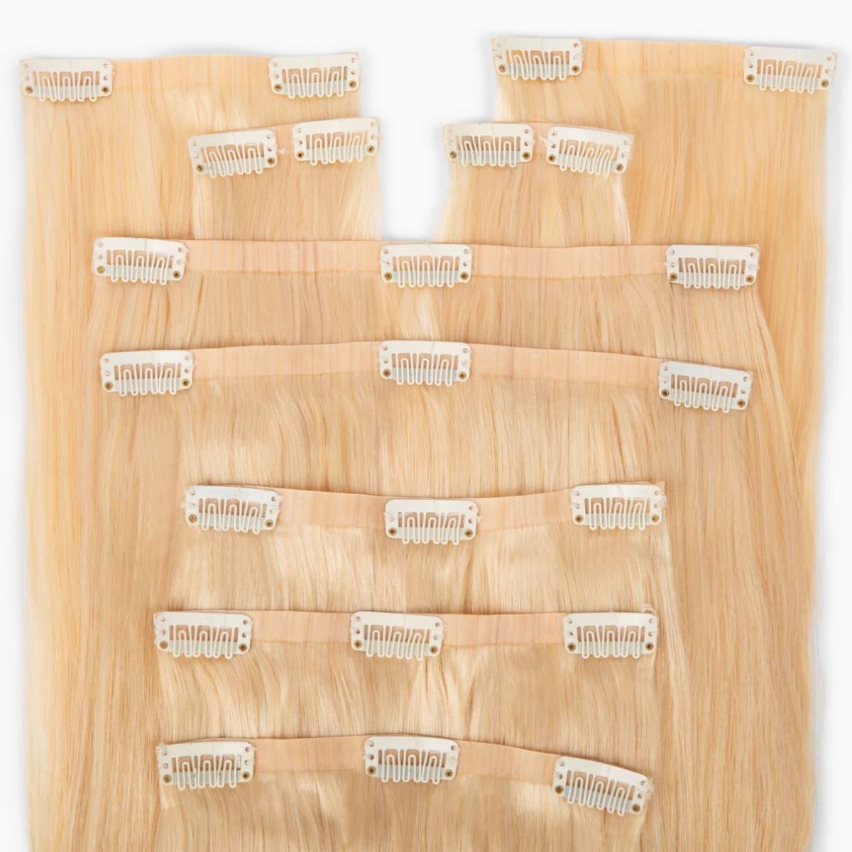 blonde clip in extensions
