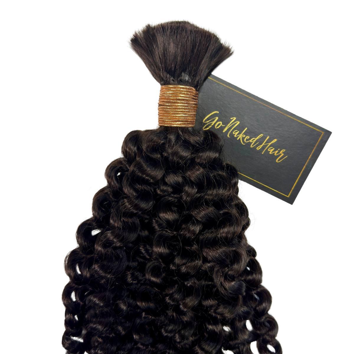 kinky curly bulk extensions