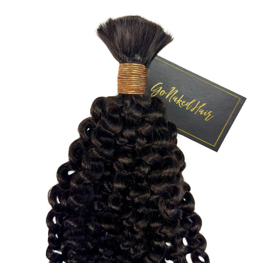 kinky curly bulk extensions