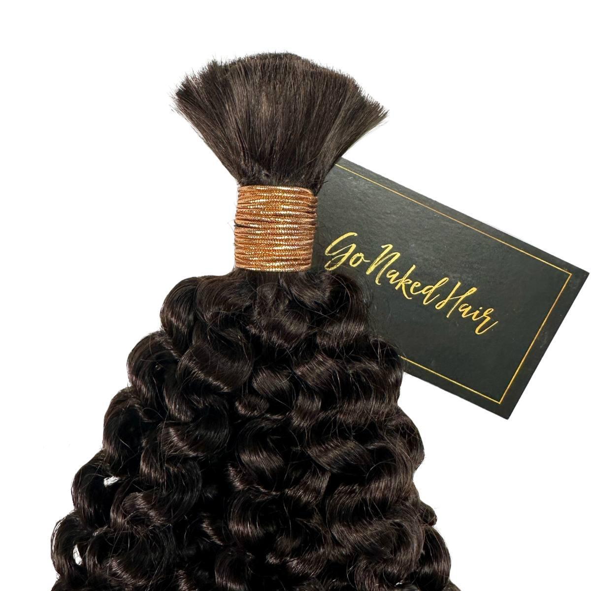 kinky curly bulk hair extensions