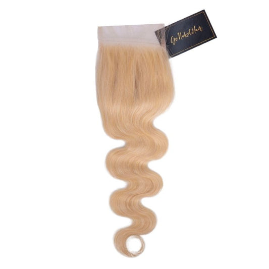 Brazilian Russian Blonde Body Wave Closure