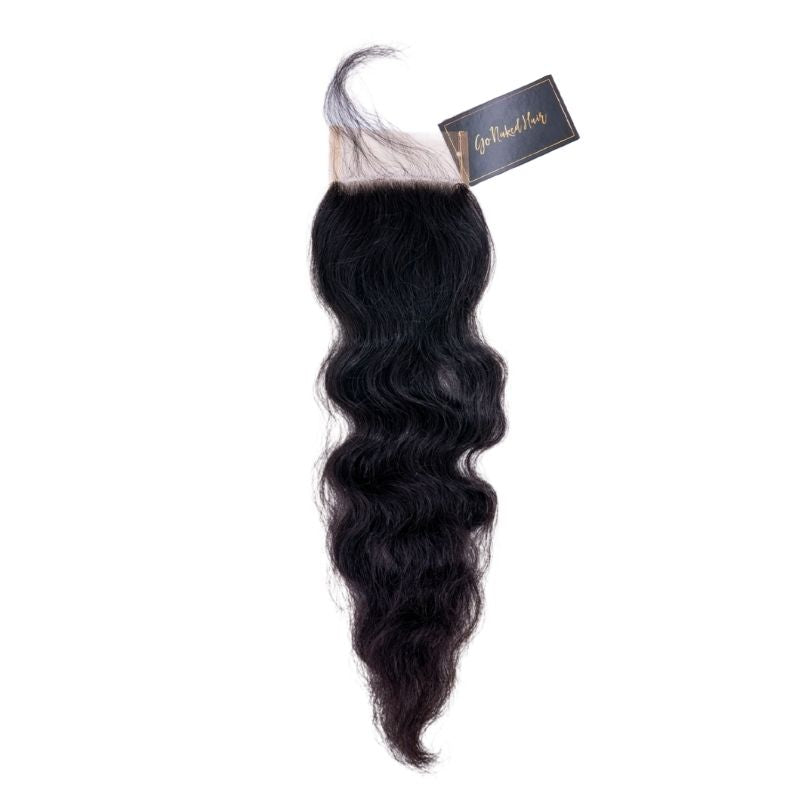 raw indian curly closures