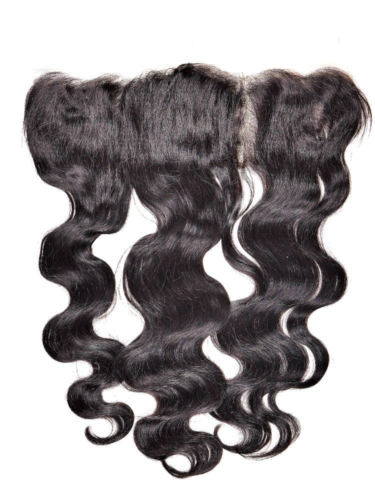 Transparent lace brazilian body wave frontal