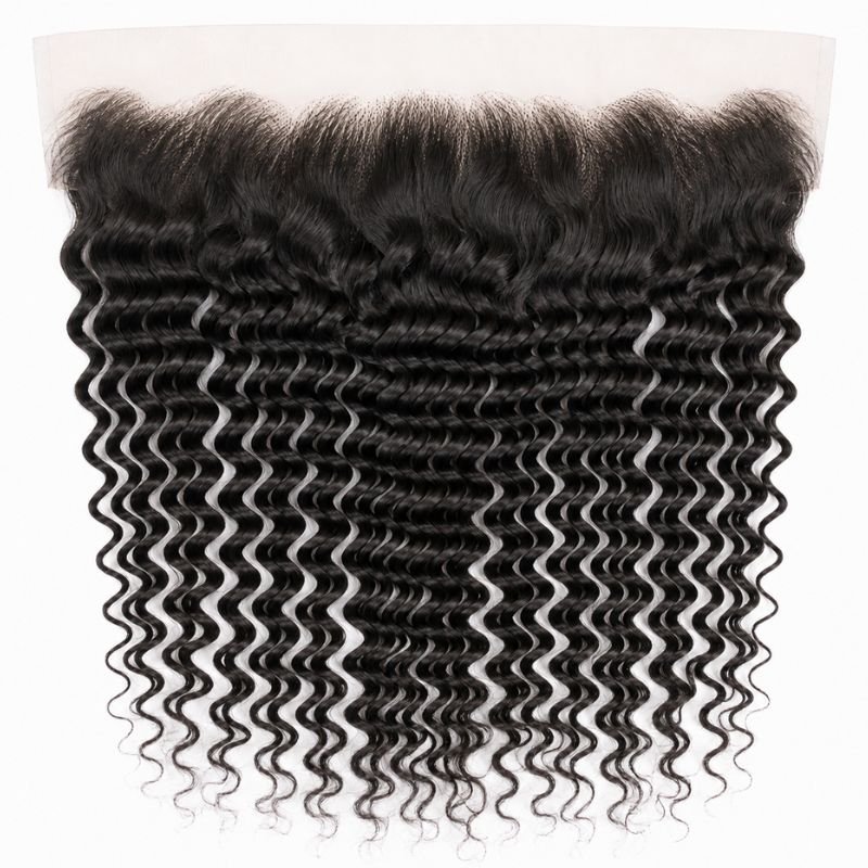 Curly 13x4 HD Lace Human Hair Frontal