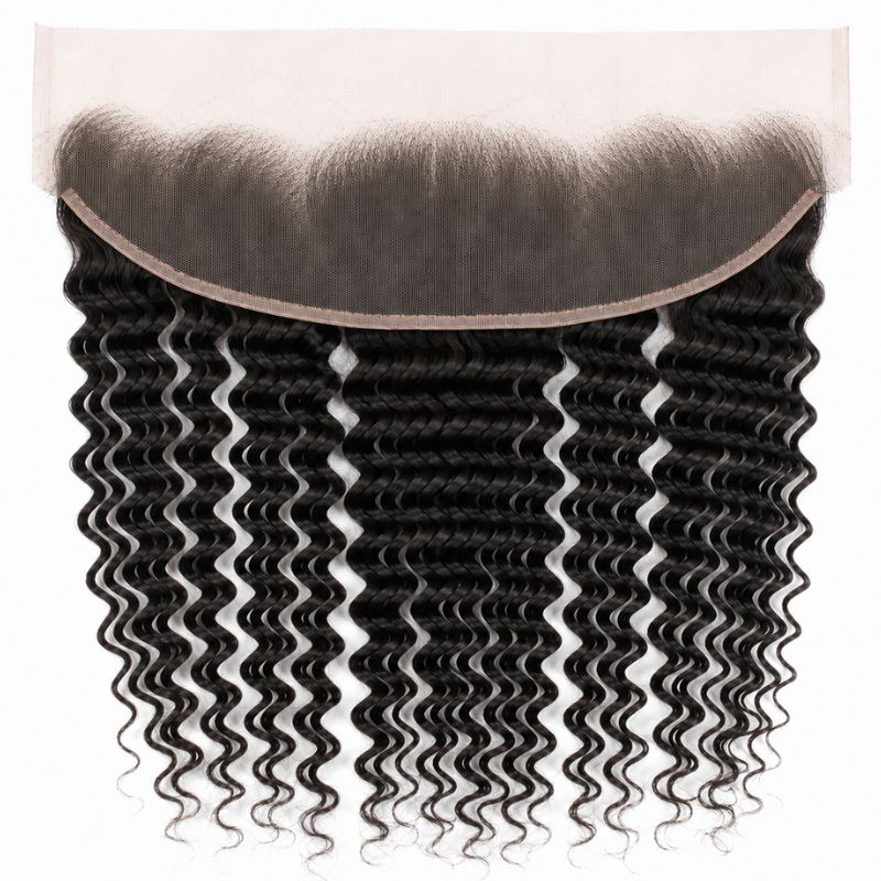 Curly 13x4 HD Lace Human Hair Frontal