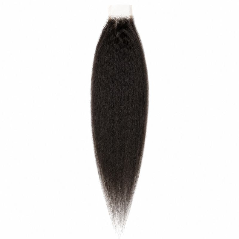 Kinky Straight 2x6 HD Lace Human Hair Closure