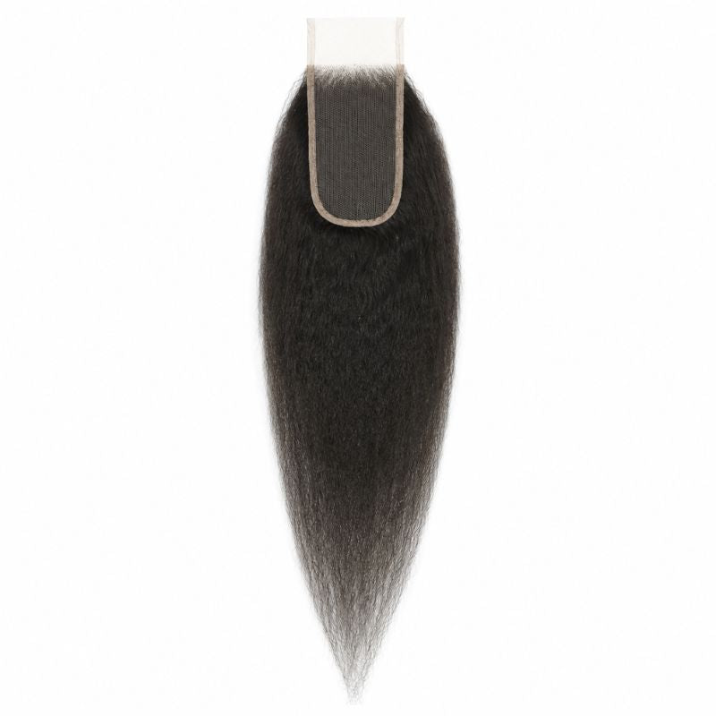 Kinky Straight 2x6 HD Lace Human Hair Closure