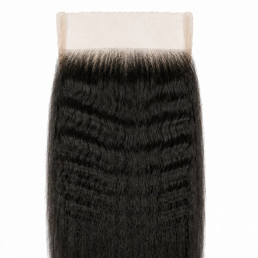 Kinky Straight 6x6 HD Lace Human Hair Closure