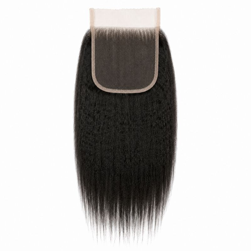 Kinky Straight 6x6 HD Lace Human Hair Closure