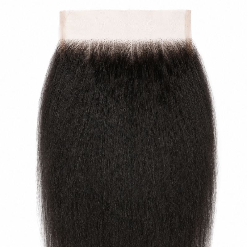 Kinky straight 7x7 HD Lace Human Hair Closure