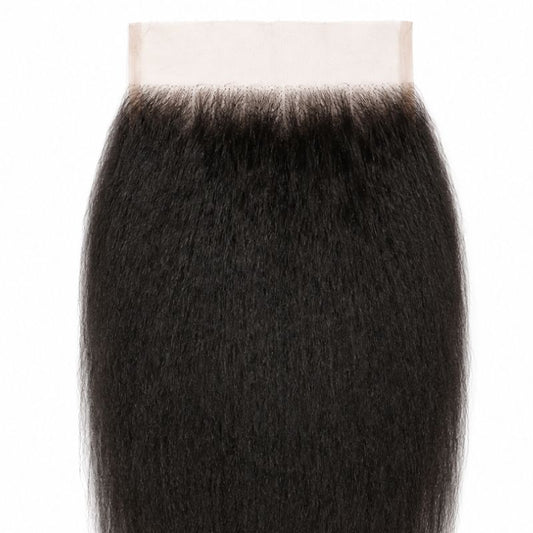 Kinky straight 7x7 HD Lace Human Hair Closure