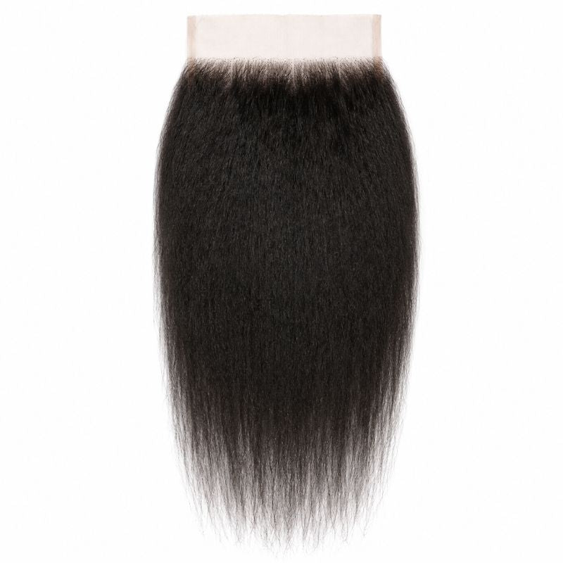 Kinky straight 7x7 HD Lace Human Hair Closure
