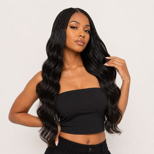 Body Wave Feather Crochet Hair – 16"