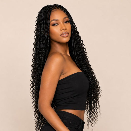 Kinky Curly Feather Crochet Hair – 16"
