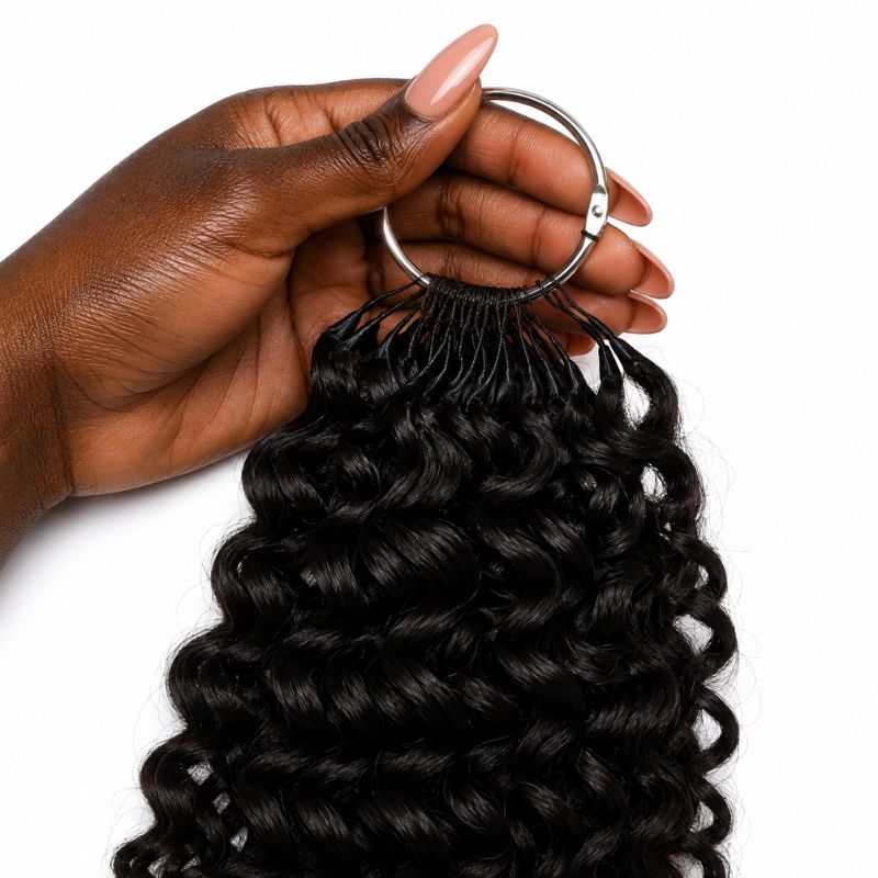 Kinky Curly Feather Crochet Hair – 16"