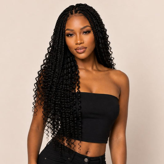 Kinky Curly Feather Crochet Hair – 20"