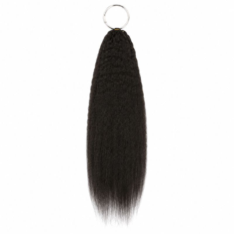 Kinky Straight Feather Crochet Hair – 16"