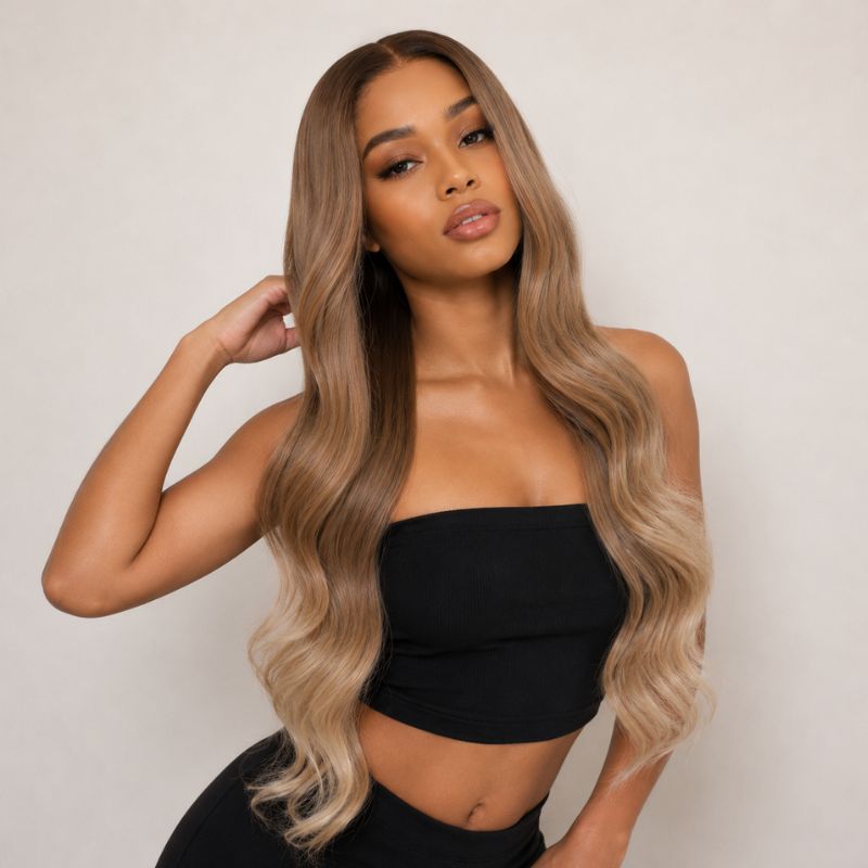 Mariah Ombré Glueless HD Lace Raw Hair Wig