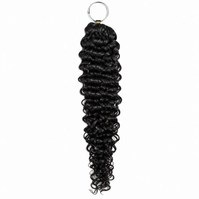 Ocean Wave Feather Crochet Hair – 16"