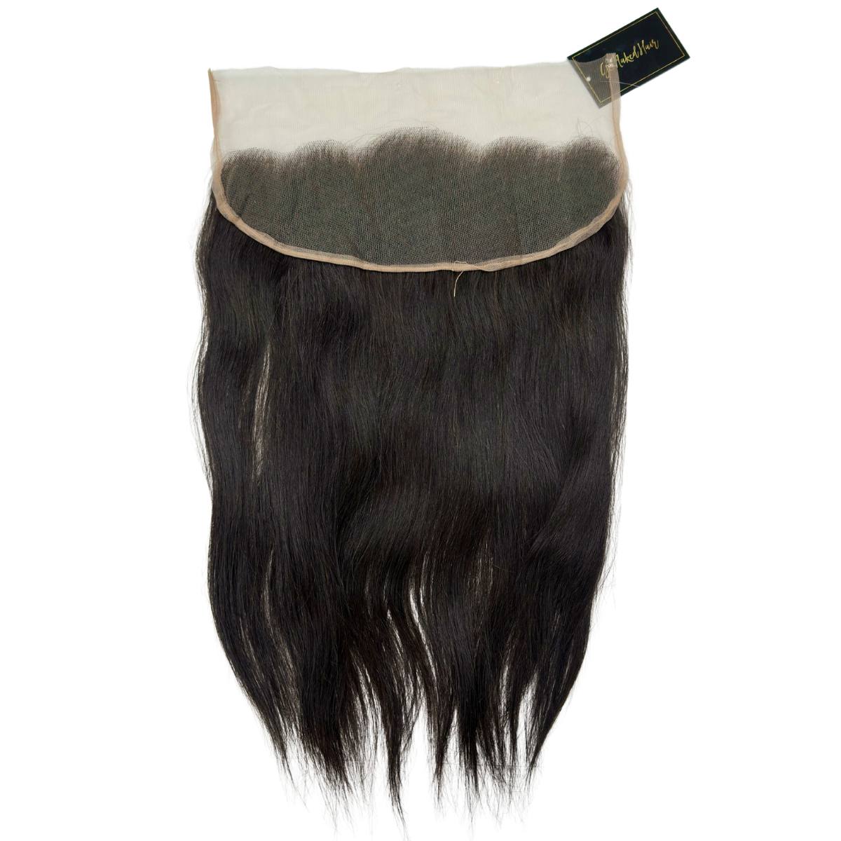 Raw Exclusive Straight 13x4 Swiss Lace Frontal