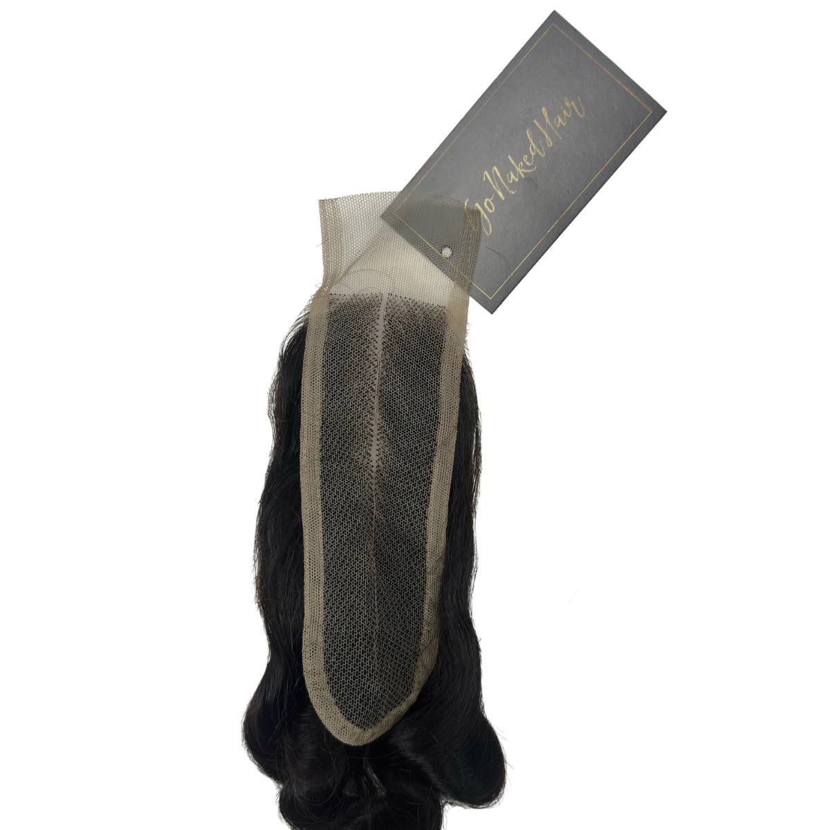 Raw Goddess Wave 2x6 Swiss Lace Human Hair Closure