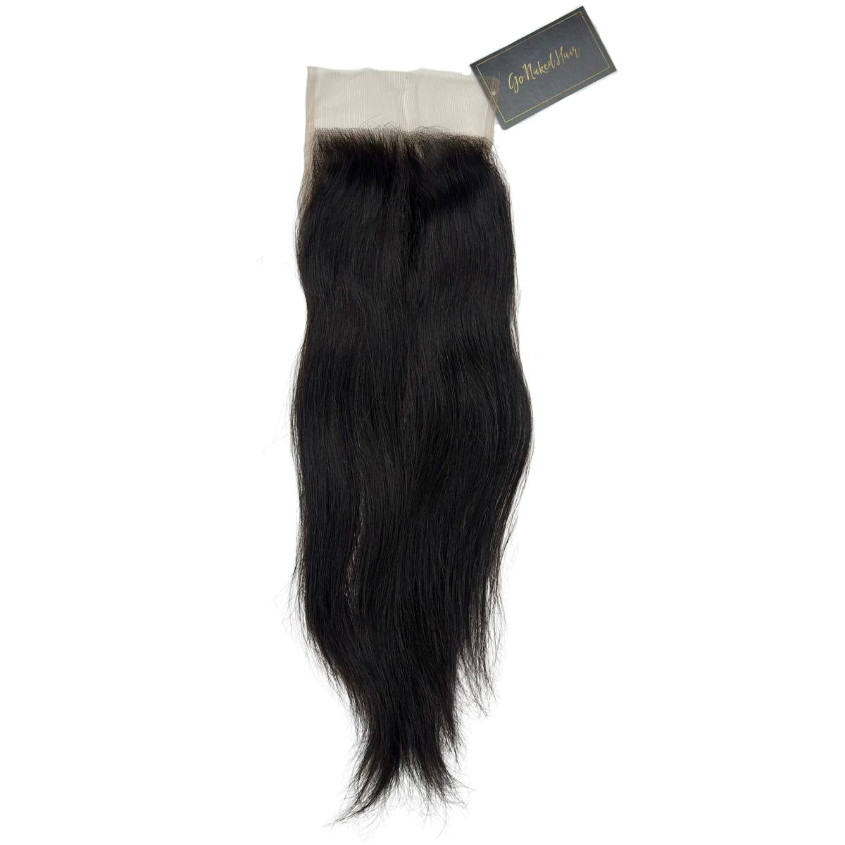 Raw Straight 5x5 Swiss Lace Human Hair Closure