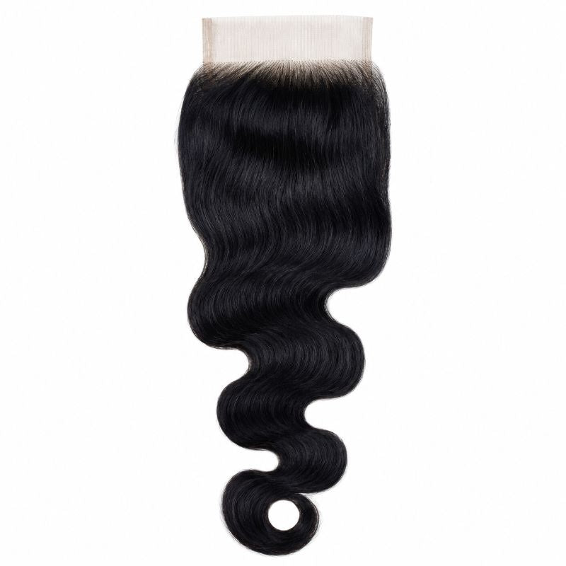 Raw Body Wave Bye Bye Waves 4x4 HD Lace Human Hair Closure