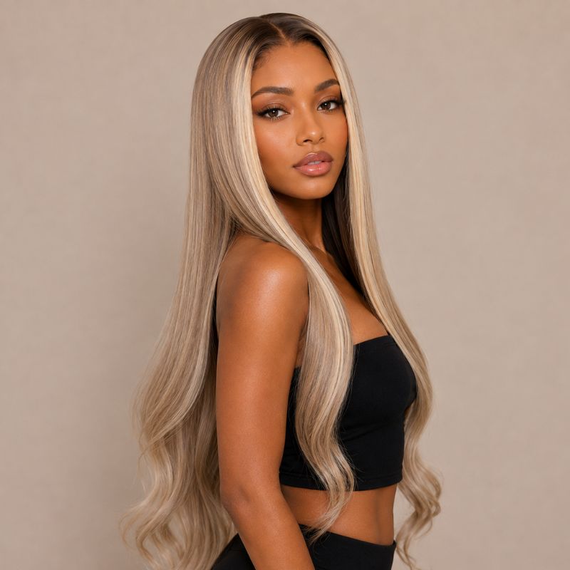 Alana Balayage Glueless HD Lace Raw Hair Wig