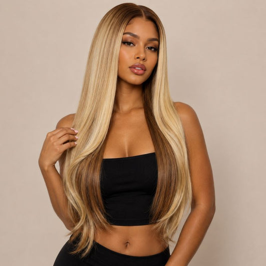 Amaya Balayage Glueless HD Lace Raw Hair Wig