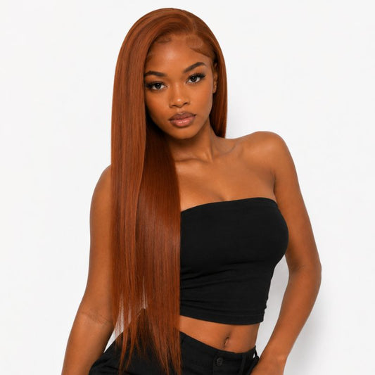 Seamless Clip-In Hair Extensions – 16" Copper