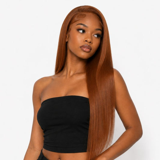 Seamless Clip-In Hair Extensions – 20" Copper