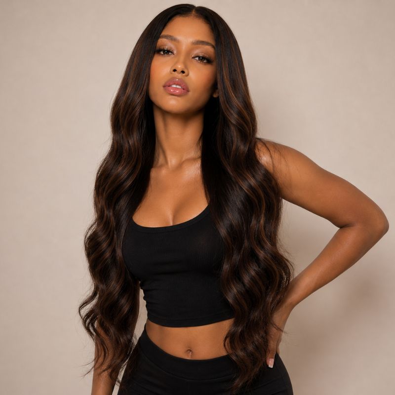 Eliana Balayage Glueless HD Lace Raw Hair Wig