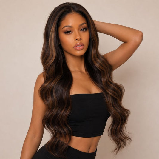 Imani Balayage Glueless HD Lace Raw Hair Wig