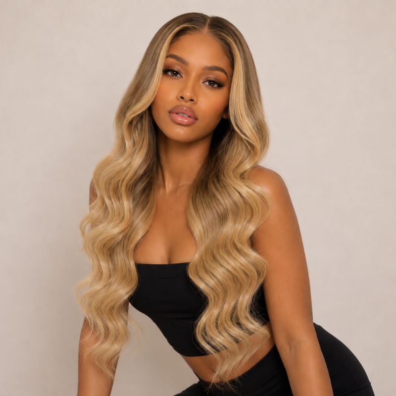 Kaia Balayage Glueless HD Lace Raw Hair Wig