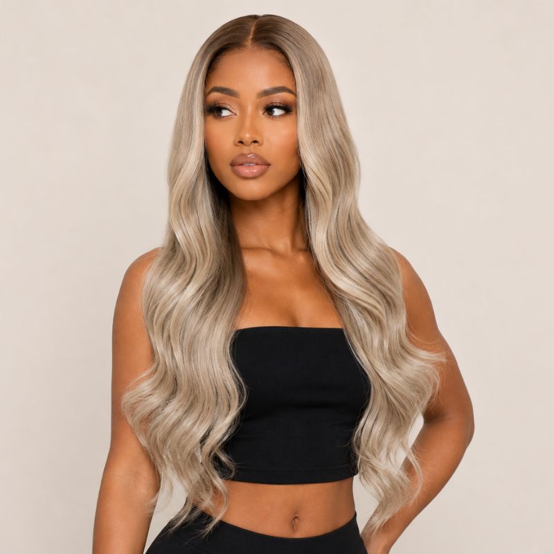 Natalia Balayage Glueless HD Lace Raw Hair Wig