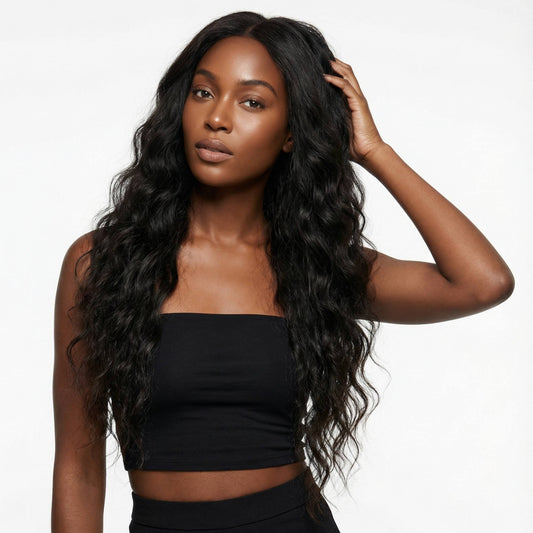 Raw Indian Wavy Human Hair Bundle Deal