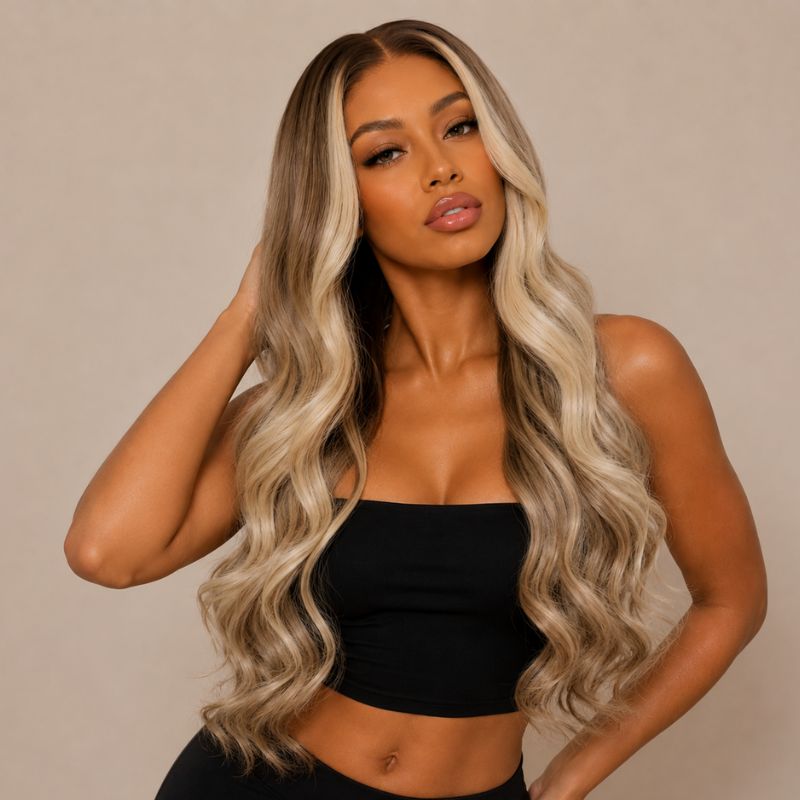 Valentina Balayage Glueless HD Lace Raw Hair Wig