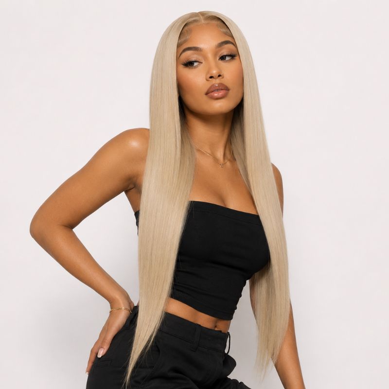 Invisible Clip-In Hair Extensions – 20" Warm Honey